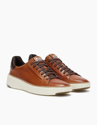 Cole Haan Mens Cole Haan Grandpro Topspin Mens Tan Trainers - Brown - Size: 11
