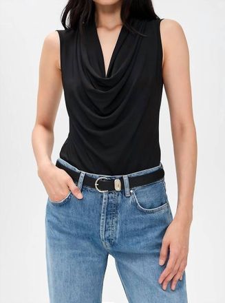 Anine Bing Jeanette Bodysuit In Black