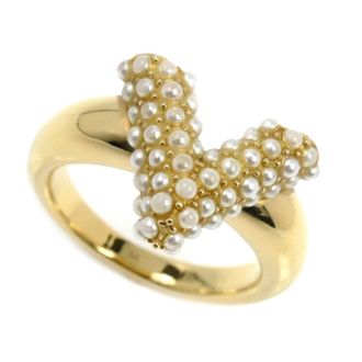 Louis Vuitton Gold Metal Band Ring (Pre-Owned)