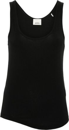 Isabel Marant Black Malia Jersey Tank Top