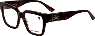 Karl Lagerfeld Womens 53mm Dark Tortoise Eyeglasses KL6196-242-53