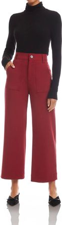 Fifteen Twenty Rylee Cropped Pants In Brick