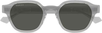 Gucci Occhiali da sole squadrati - Grigio