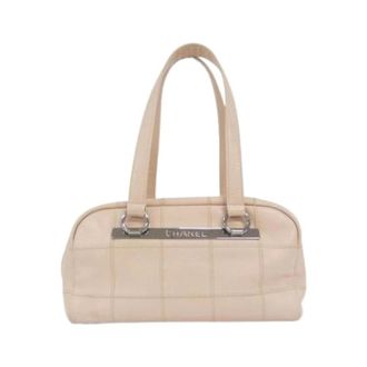 Chanel Pre-owned Vintage Schoudertas - Dames - Pre-owned - Beige - Maat: ONE Size Leer