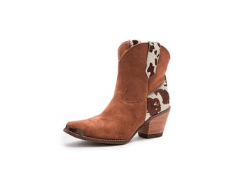 Dingo Texas Charm Womens Boots Camel : 6.5 B - Medium, Suede