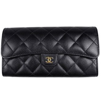 Chanel Black Grained Calfskin (Pre-Owned)
