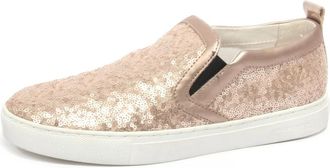 Crime London Sequin Slip-On Schoen - Dames - Sneakers - Roze - 38 EU - Schoenen