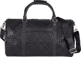 Howard London Braided Weekend Bag John - Heren - Weekendtassen - Zwart - ONE Size - Leer - Tassen
