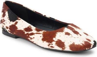 Matisse Footwear Phillip Ballet Flat in Brown Multi Calf Hair at Nordstrom, Size 8.5
