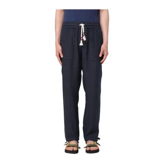 MC2 Saint Barth Heren, Broeken, Blauw, Maat: 4XL Linnen