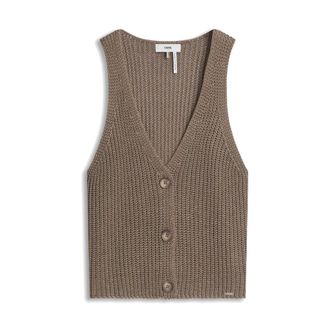 Cinque Cinque, Tops, Dames, Bruin, L, Sleeveless Tops