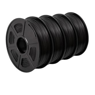 OEM Filamento Para Impresora 3d, Duradero, Ecol&oacute;gico, Petg Y Pla, Plaplus Negro, 4 Rollos