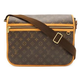 Louis Vuitton Vintage, unisex, Bruin, ONE Size, Pre-owned Monogram Canvas Messenger Bag