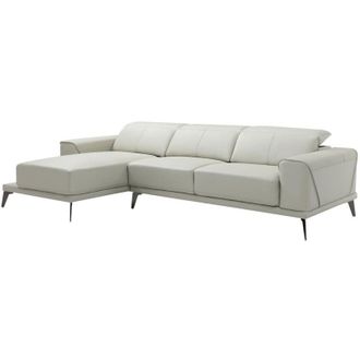 Vente-Unique Vente-unique - Divano in Pelle di bufalo Beige - Angolo a sinistra - andor