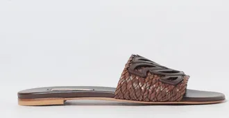 Casadei Sliders Ischia in pelle intrecciata