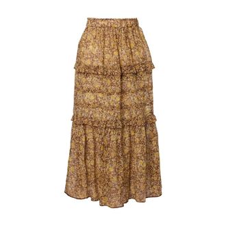 Isabel Marant Dames, Rokken, Bruin, Maat: L Katoen
