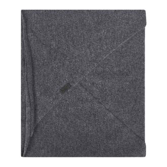 Brunello Cucinelli Triangular Pocket Scarf - female - Brunello Cucinelli - Handkerchiefs - Gray - ONE SIZE - Accessories