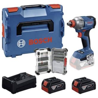 Bosch Powertools Bosch Gdx 18v-285 (l) + 2x 5.0ah + Gal 18v-80 + 31tlg Bitset