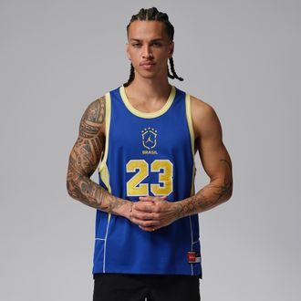 Nike Jordan Mens Jordan Essentials Mesh Jersey in Blue | II5378-417