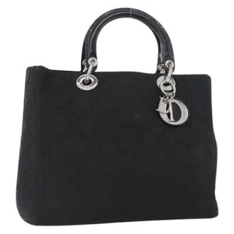 Dior Pre-owned Handbags, female, Black, Size: ONE SIZE Pre-owned Vintage Hand Bag