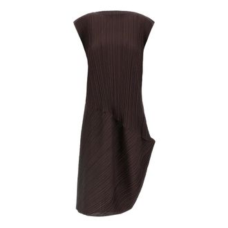 Issey Miyake Mujer, Vestidos, Marr&oacute;n, Talla: L