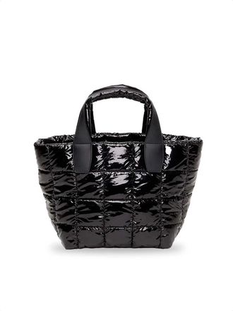 VeeCollective Porter Small Vinyl Tote - Dames - Handtassen - Zwart - ONE Size - Nylon - Tassen