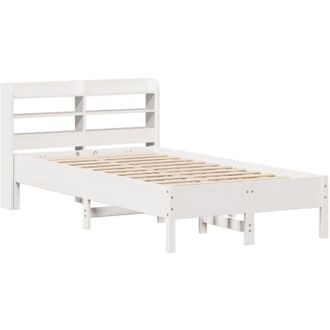 vidaXL Vidaxl - Estructura De Cama Sin Colch&oacute;n Madera De Pino Blanca 90x200 Cm