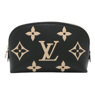 Louis Vuitton Pre-owned Bags, female, Black, Size: ONE SIZE Pre-owned Monogram Empreinte Cosmetic Pouch