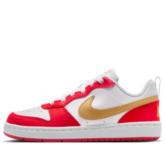 Nike Court Borough Low Red White Metallic Gold DV5456-137