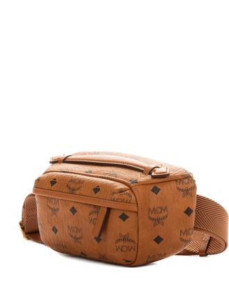 MCM monogram belt bag - women - Calf Leather - One Size - Brown