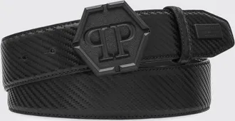Philipp Plein Cintura in pelle goffrata
