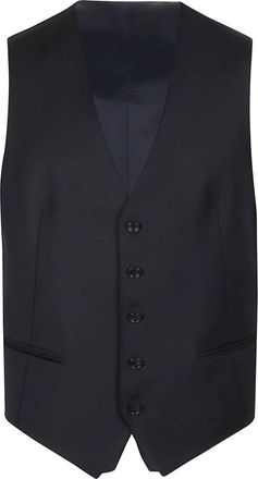 Tagliatore Brian Waistcoat - Heren - Gillet - Blauw - M - Wol - Kostuums