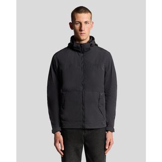 Lyle & Scott Long Sleeve Stow Away Jacket in Black Ice at Nordstrom, Size Xx-Large