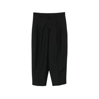 Jil Sander Pleated Cropped Trousers