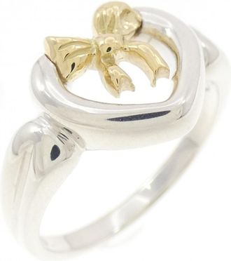 Tiffany & Co. Yellow Gold (18K) Silver 925 Band Ring (Pre-Owned)