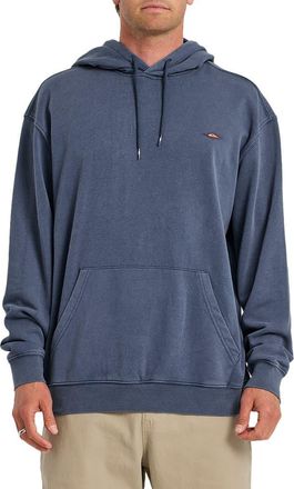 Quiksilver Saltwater Oversize Pullover Hoodie in Dark Denim at Nordstrom, Size Xx-Large