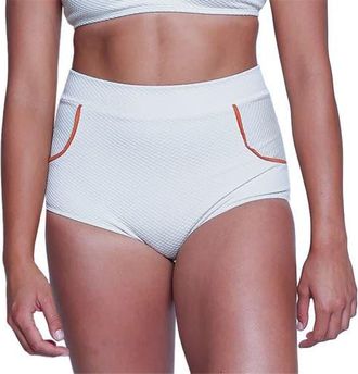 Seea Georgia High Waist Bikini Bottom - Womens in Pebble at Nordstrom, Size X-Small