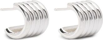 D&eacute;hanche Orecchini Hollyhock piccoli - Argento