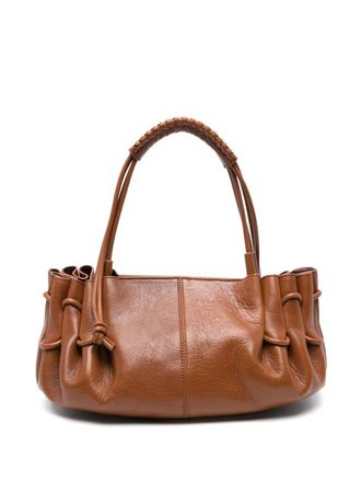 Hereu Arta gathered shoulder bag - Brown
