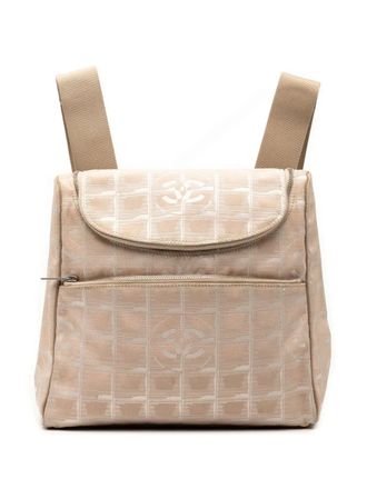 Chanel 2002-2003 New Travel Line Nylon backpack - Brown