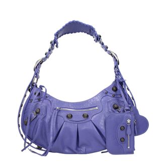 Balenciaga Le Cagole Borsa A Tracolla Donnas Pelle viola/lavanda
