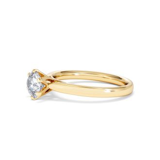 The Diamond Store 1 Carat Diamond Engagement Ring High Set Chloe Lab FVS1 18K Gold