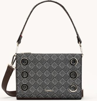 Hammitt Hammitt Montana Clutch Diamond Marquee Silver Sml