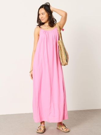 Fat Face FatFace Bea Pink Petite Maxi Dress