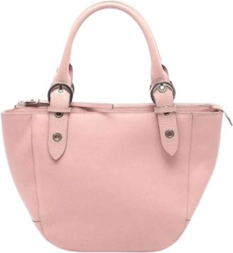 Ferragamo Pre-owned Handbag - Dames - Vintage Handtas - Roze - ONE Size - Leer - Vintage