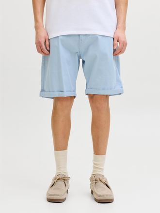 Jack & Jones Shorts JACK & JONES JPSTRICK DYLAN ORIGINAL SHORTS, Herren, Gr. XXL, N-Gr, celestial blau, Web, Obermaterial: 98% Baumwolle, 2% Elasthan, unifarben, r