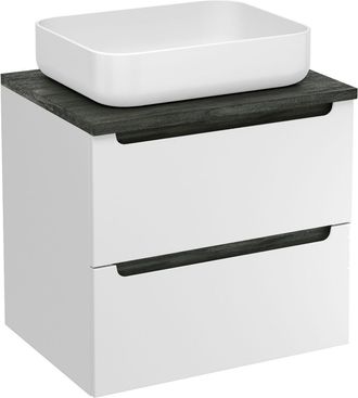 Puma Naturel Mueble De Ba&ntilde;o Bajo Lavabo Naturel Stilla 60x60x45 Cm, Blanco (stillad06056dc)