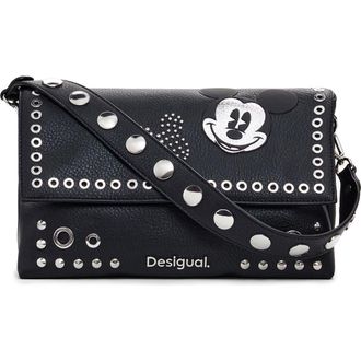 Desigual Mickey Mouse Crossbody Bag in Black at Nordstrom