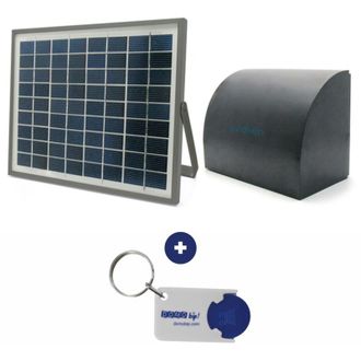 Avidsen Kit alimentazione pannello solare 20W a AVIDSEN 114375 automazione cancelli