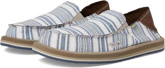 Sanuk Donny Nautical Mens Lace-up Boots Navy : 14 D - Medium, Cotton